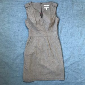 Banana Republic Houndstooth Military Sheath Dress